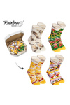 Піца Rainbow Socks 4 пари Італійська гавайська капрічіоза