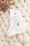 Шкарпетки жіночі бавовняні білі