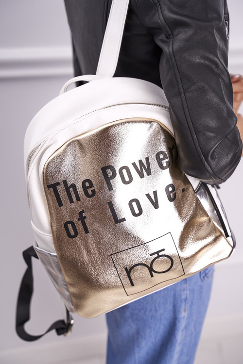 Класичний жіночий рюкзак Nobo White Gold NBAG-I1990-CM00