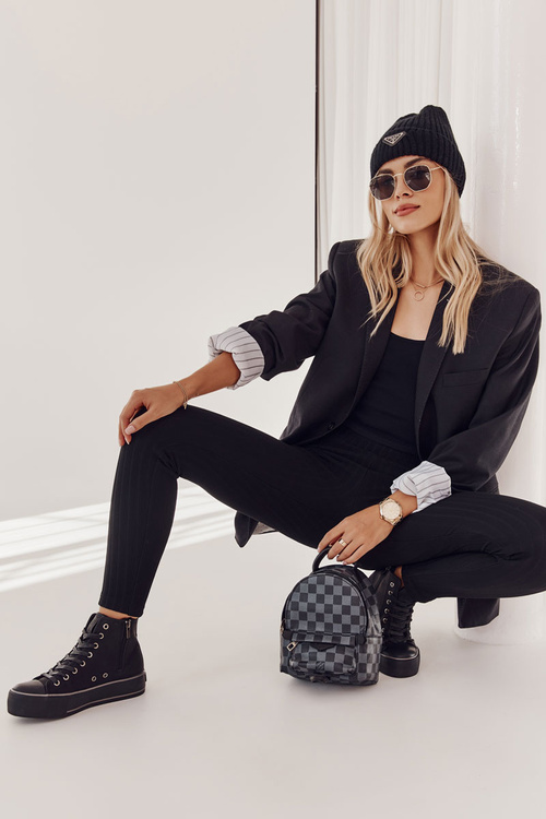 Жіночі високі утеплені кросівки Big Star KK274173 Чорні