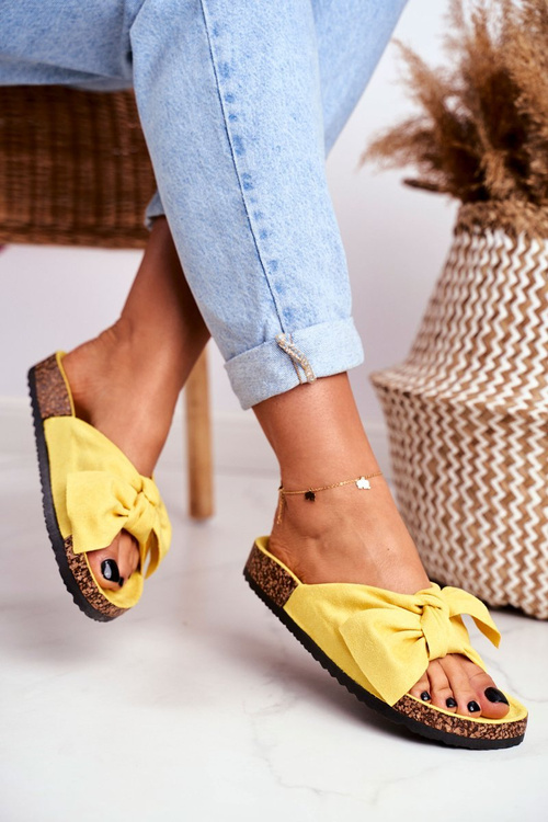 Тапочки На Корковій Підошві Жовті Венді