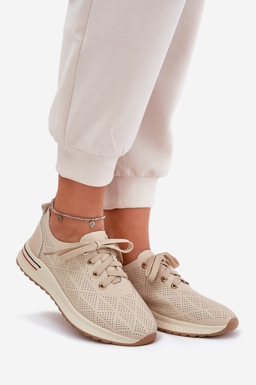 Шкіряні Легкі Жіночі Черевики Artiker 54C1759 Бежеві