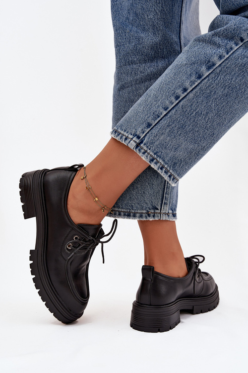 Жіноче взуття з екошкіри чорне Adrelle