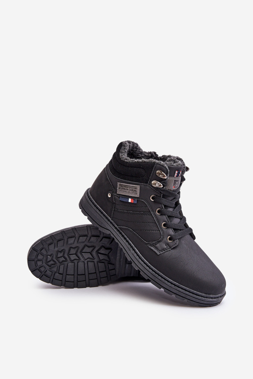 Чоловічі теплі черевики McBraun чорного кольору