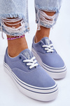 Жіночі кросівки на платформі Big Star LL274231 Сині