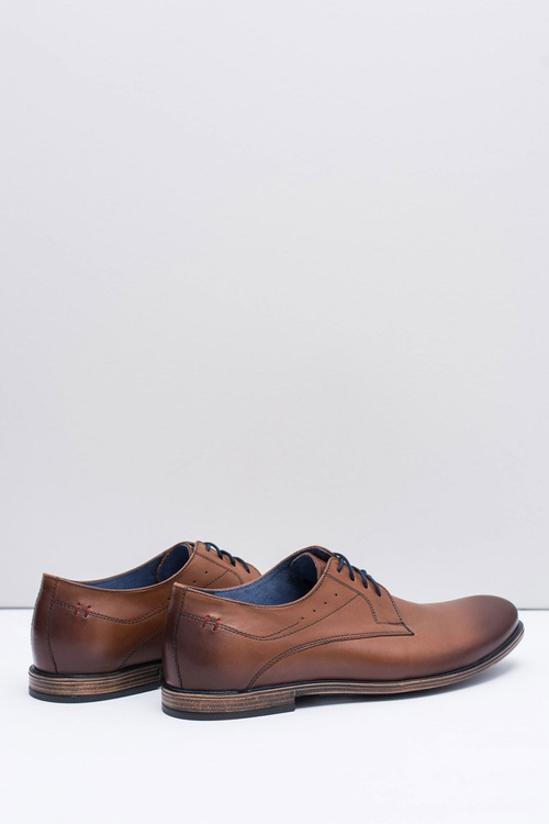 Шкіряні чоловічі напівчоботи James Нікополь коричневого кольору