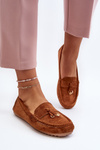 Жіночі замшеві класичні мокасини Camel Ontala