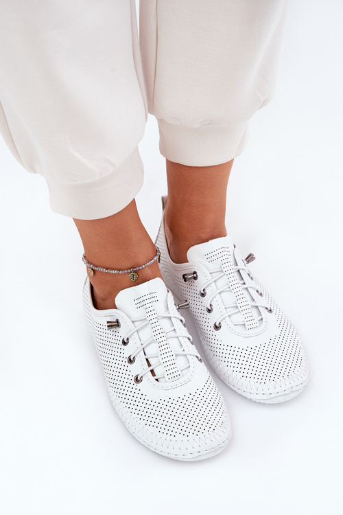 Жіноче Шкіряне Взуття З Природної Шкіри Artiker 54C0831 Біле