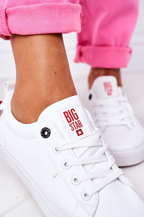 Жіночі шкіряні кросівки BIG STAR GG274160 Білі