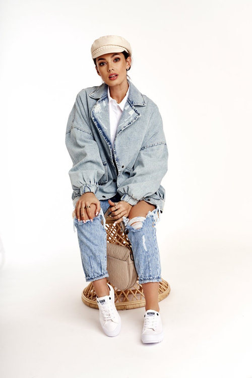 Жіночі кросівки на масивній підошві BIG STAR FF274245 Білі