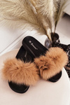 Жіночі тапочки з хутром Camel Belmondo