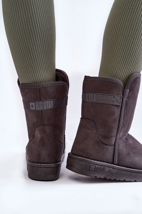 Жіночі високі зимові черевики Big Star KK274619 сірі