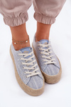 Жіночі Кросівки На Платформі З Плетінням Lee Cooper LCW-25-02-3284 Світло-бежеві