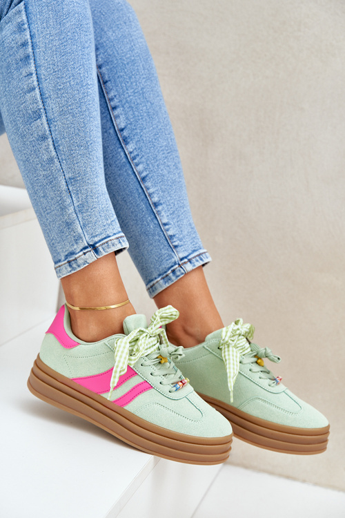 Жіночі Кросівки З Припинками М'ятні Jariana