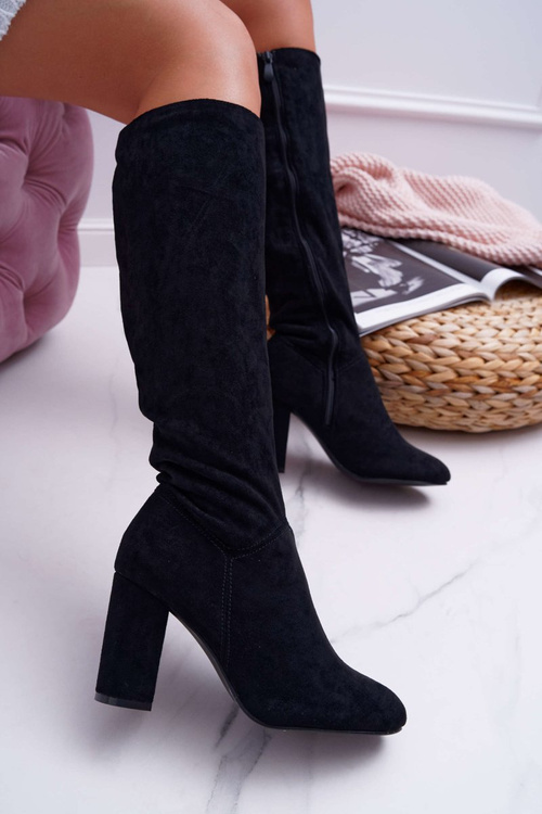 Жіночі чоботи Mercure чорного кольору