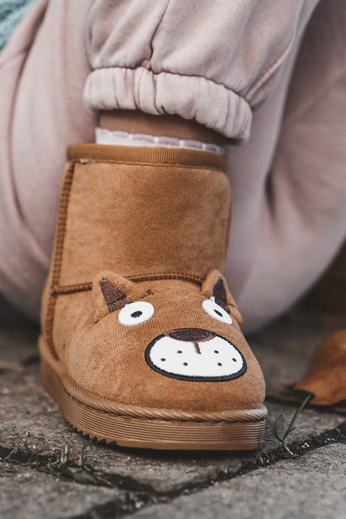 Дитячі утеплені чоботи Snow Boots Camel Vavena