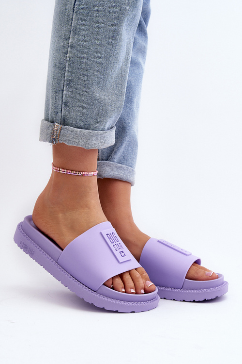 Жіночі босоніжки Big Star LL274426 Фіолетові