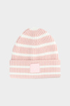 Зимова шапка для дівчинки в смужку світло-рожева 4F 4FJWAW24ACAPF417-56S