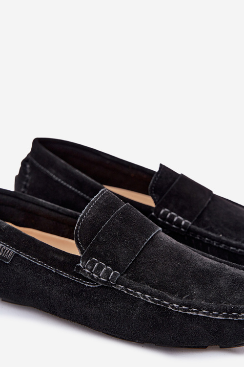 Замшеві Чоловічі Мокасини Big Star RR174049 Чорні