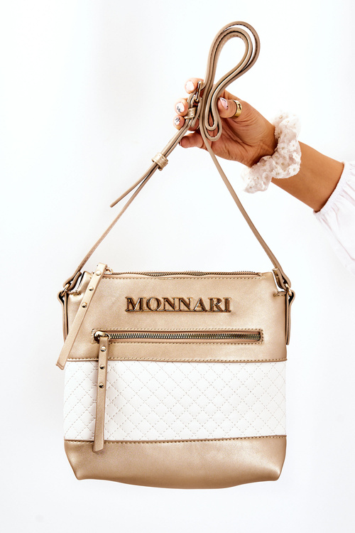 Сумка-почтальон Monnari A360-M23 Gold-White