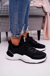 Спортивне жіноче взуття з блискітками чорного кольору Micron