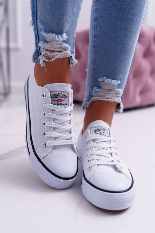 Жіночі низькі кросівки Smith's White