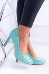 Жіночі лаковані м'ятні туфлі на шпильці Sergio Leone Campbell
