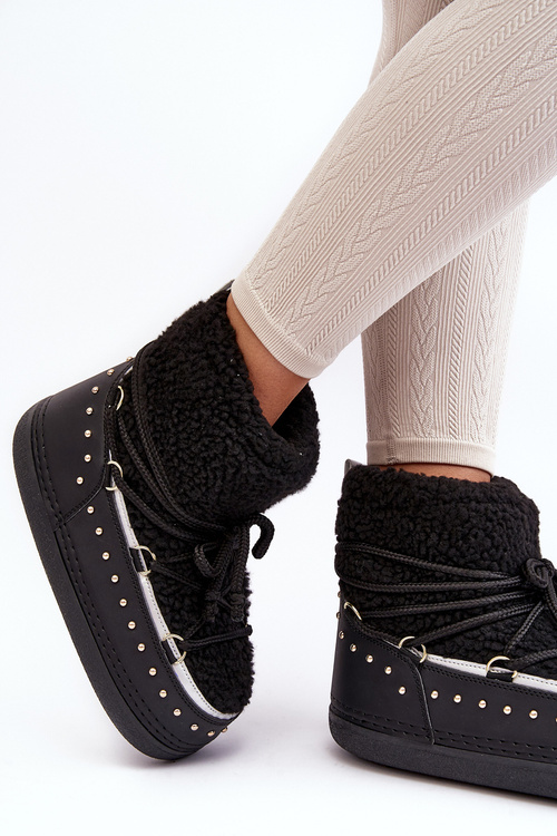 Жіночі снігові черевики з підкладкою Black Rohes