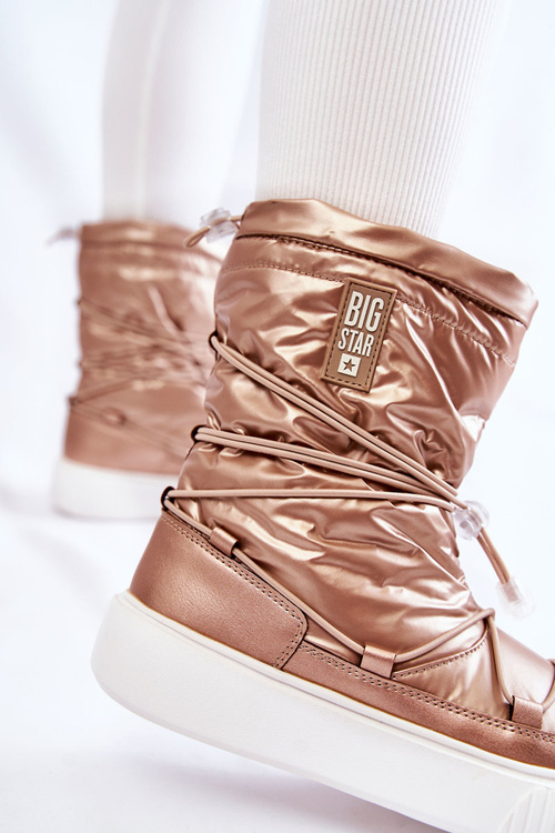 Чоботи жіночі утеплені Big Star KK274194 Beige