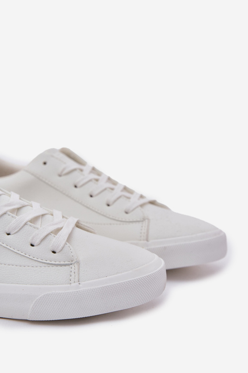 Чоловічі Класичні Низькі Кросівки З Еко Шкіри Big Star NN174250 Білі