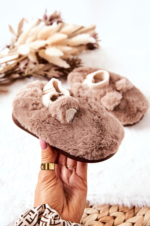 Теплий фліс з рантом Brown Dessi