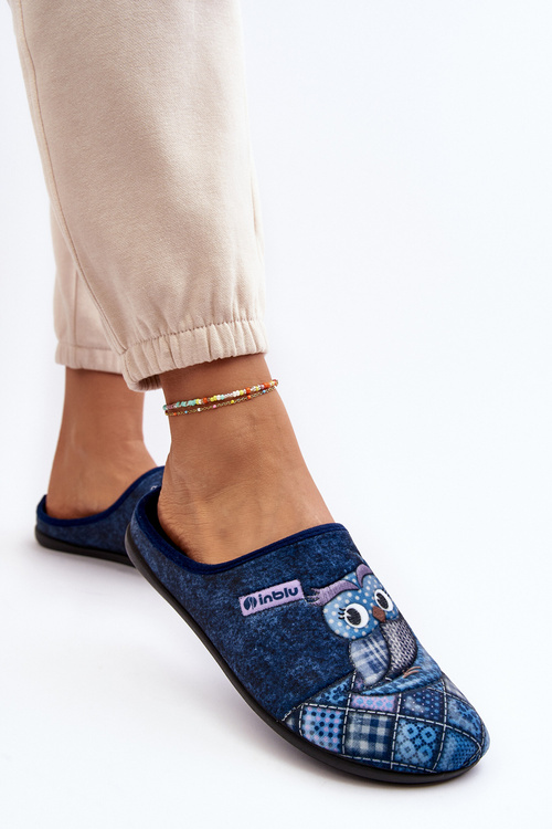 Домашні тапочки Owl Inblu GF000018 Navy Blue