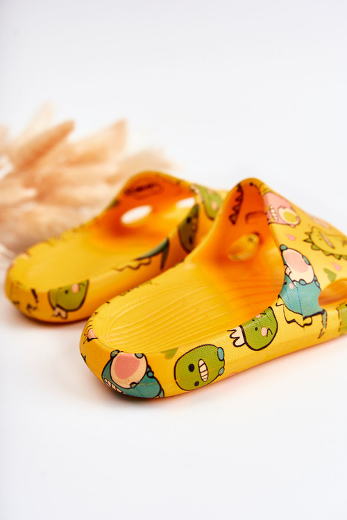 Легкі дитячі тапочки Dinosaurs Orange Astro