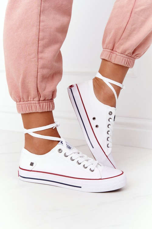 Жіночі класичні низькі кросівки Big Star DD274336 Білі