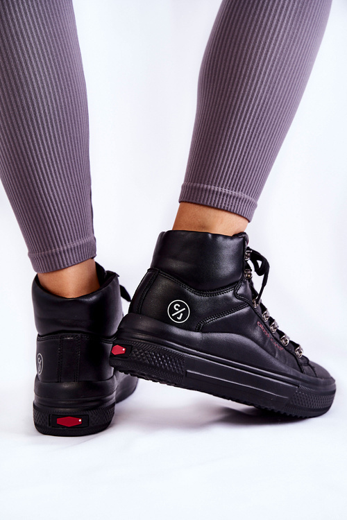 Жіночі високі кросівки Cross Jeans KK2R4029C Чорні