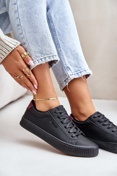 Теплі жіночі кросівки Big Star OO274A462 Чорні