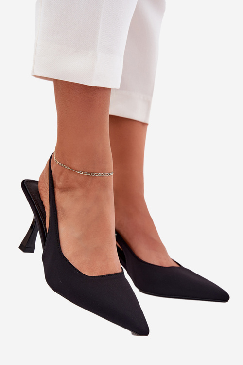 Жіночі Сандалі На Каблуку Чорні Lunira