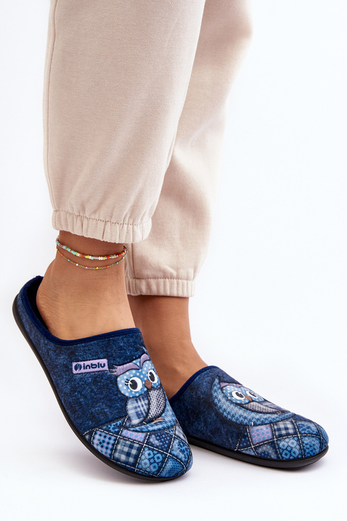 Домашні тапочки Owl Inblu GF000018 Navy Blue