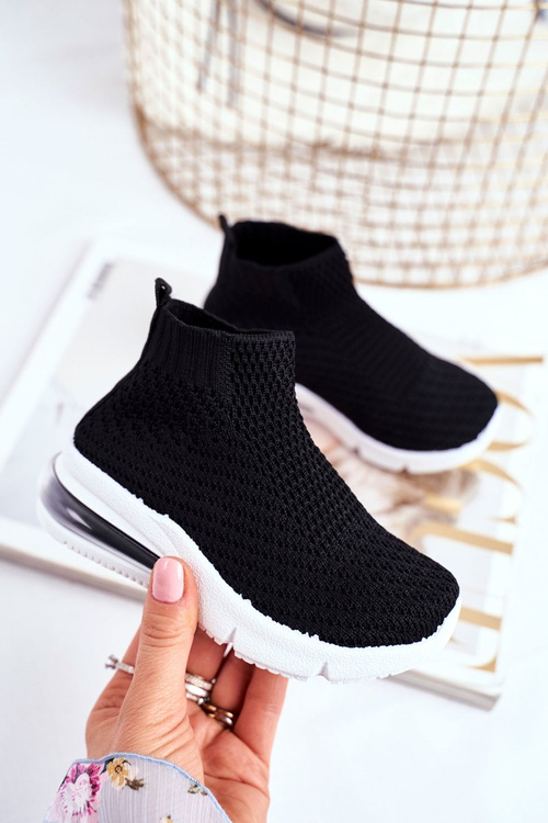 Спортивне взуття дитяче високе чорне Tobi