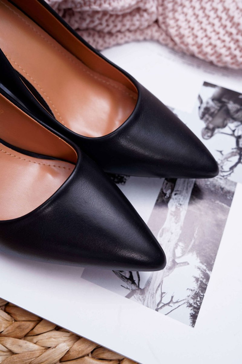 Жіночі туфлі на шпильці Femmini чорного кольору