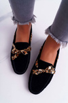 Жіночі мокасини Lu Boo Comfortable Black Plummy