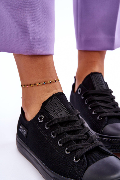 Жіночі низькі кросівки Big Star KK274009 Чорні