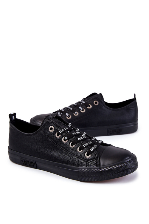 Чоловічі шкіряні кросівки Big Star KK174053 Чорні