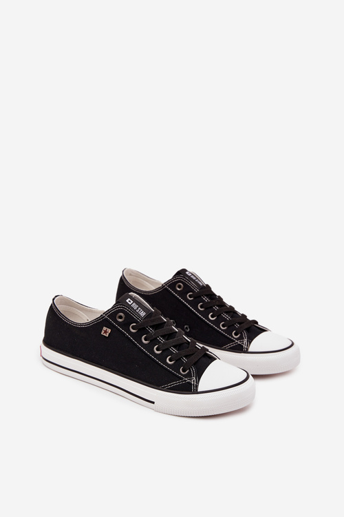 Чоловічі Низькі Тканинні Кросівки Big Star DD174504 Чорні