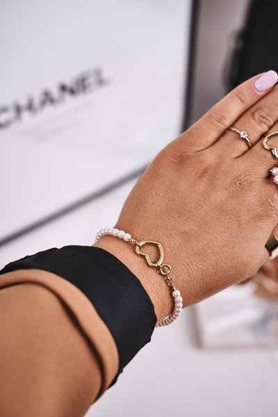 Жіночий браслет з перлами Golden Heart Kelly