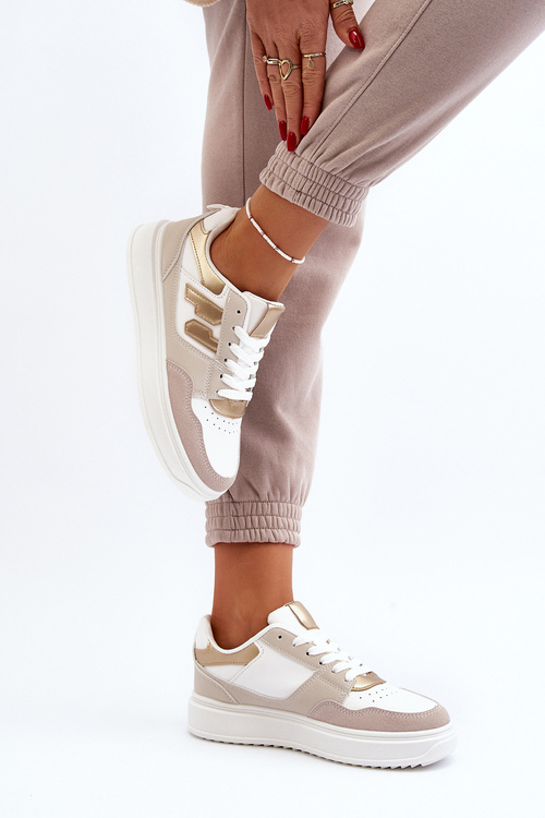 Жіночі низькі кросівки бежеві Regines