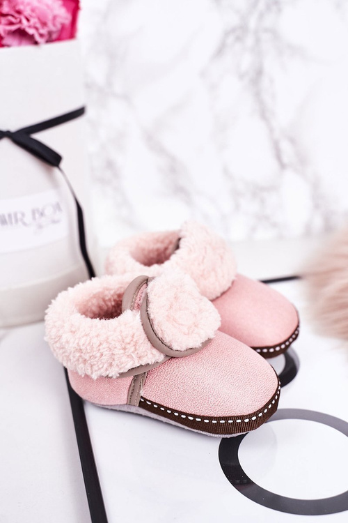 Дитячі утеплені домашні тапочки Pink Cloudlet