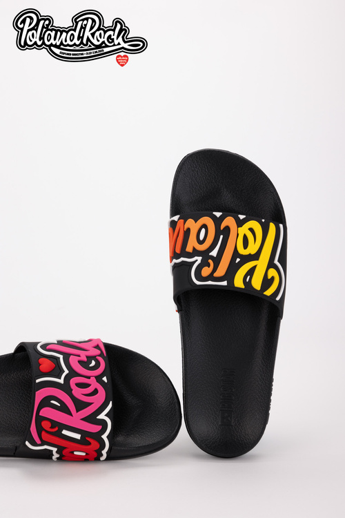 Тапочки Pol'and'Rock Festival X Big Star SS174508 Чорні