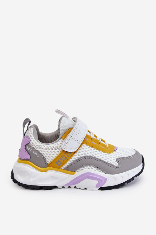 Дитяче спортивне взуття на липучці Big Star JJ374257 Біло-жовте