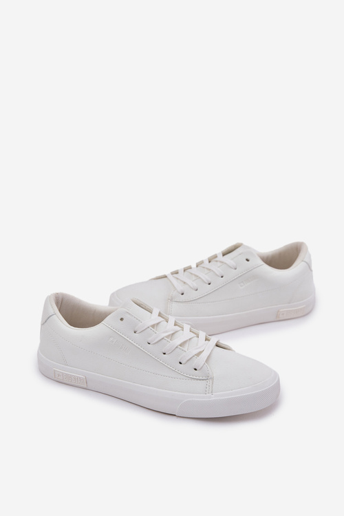 Чоловічі Класичні Низькі Кросівки З Еко Шкіри Big Star NN174250 Білі